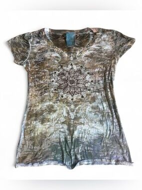 Camo tie-dye women’s t shirt